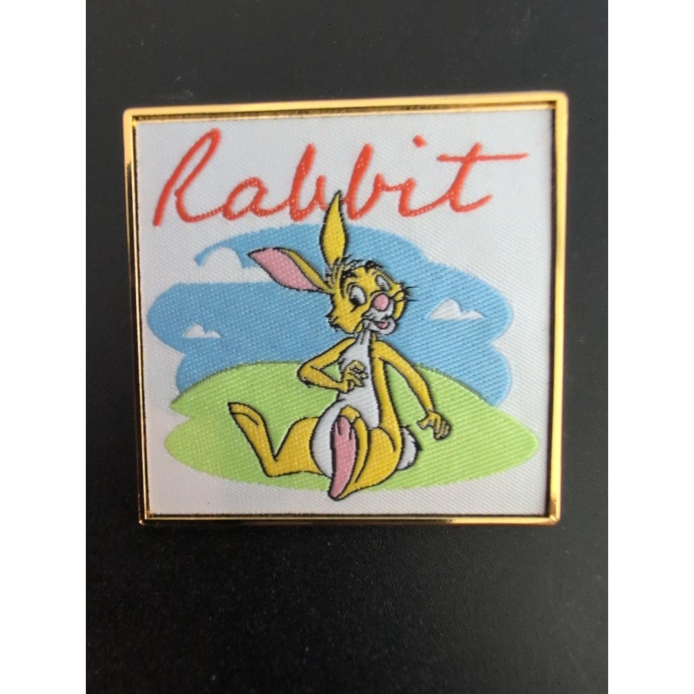 Disney Winnie the Pooh Character Portrait Embroidered Mystery Pin - Rabbit